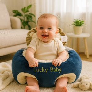 🧸 Asiento Estabilizador para Bebé – Diseño Ergonómico y Suave